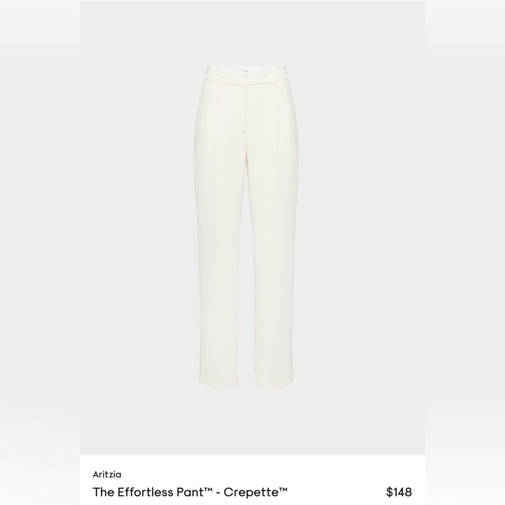 Aritzia - The Effortless Pant in Light Birch